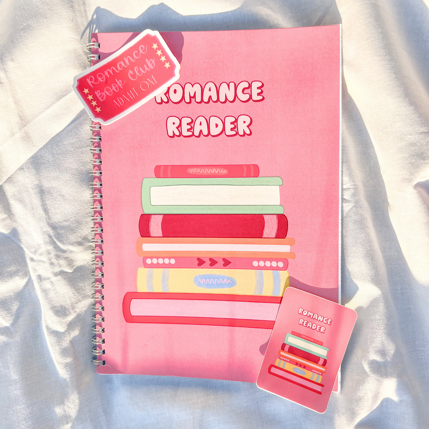 Romance Book Club Admit One Sticker