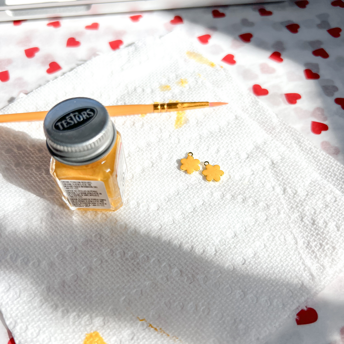 Golden Bloom Daisy Earrings