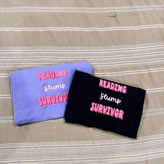Reading Slump Survivor Embroidered Tee
