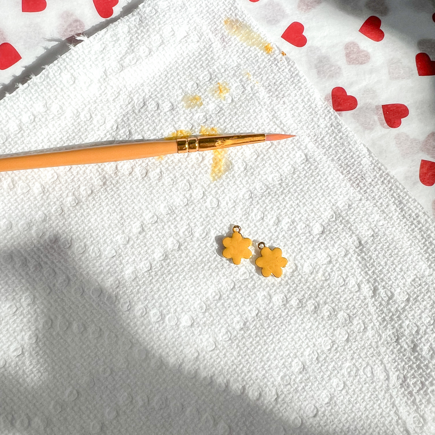 Golden Bloom Daisy Earrings