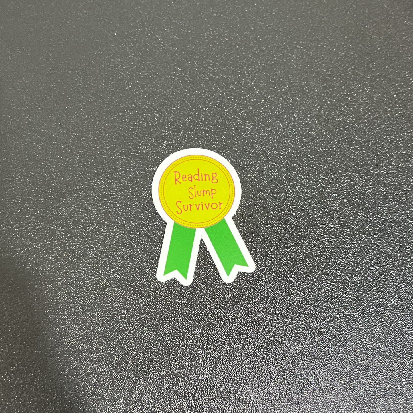 Reading Slump Survivor Ribbon Award Sticker