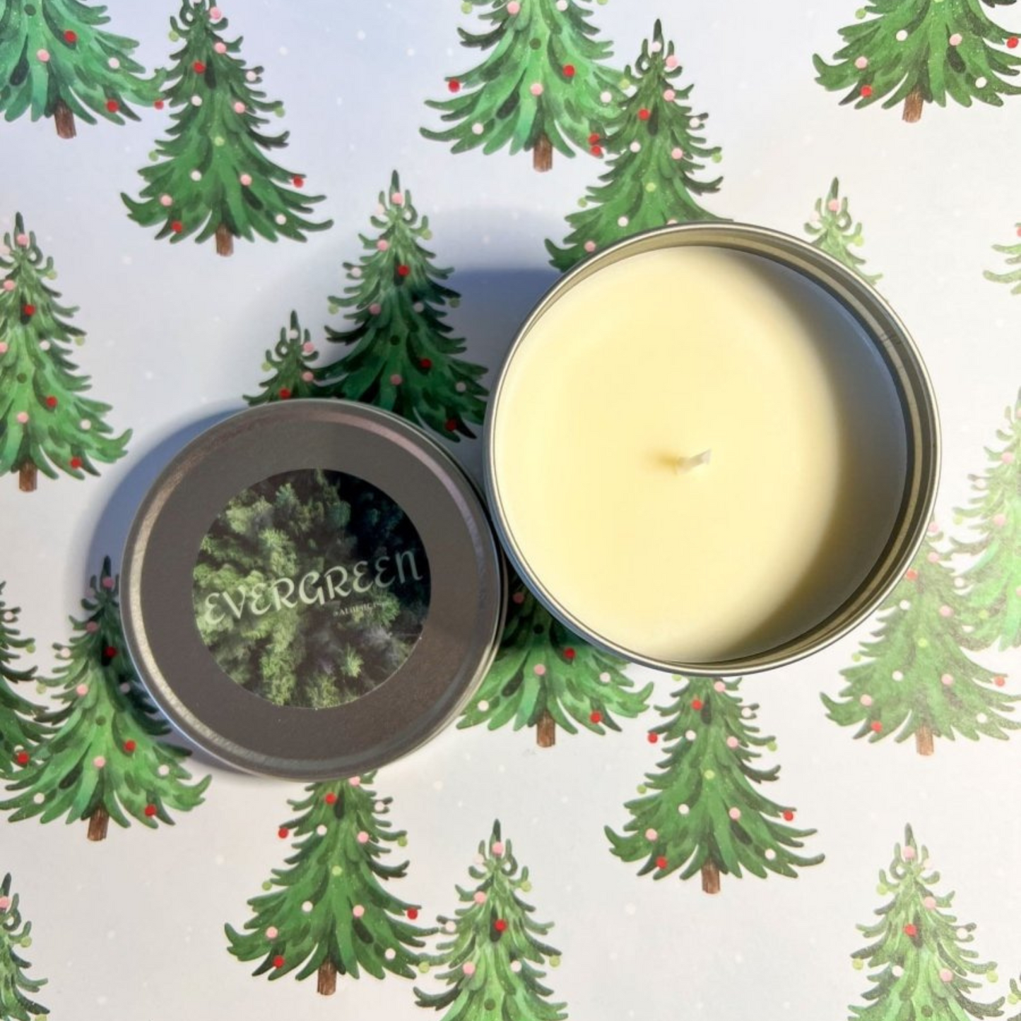 Evergreen Candle
