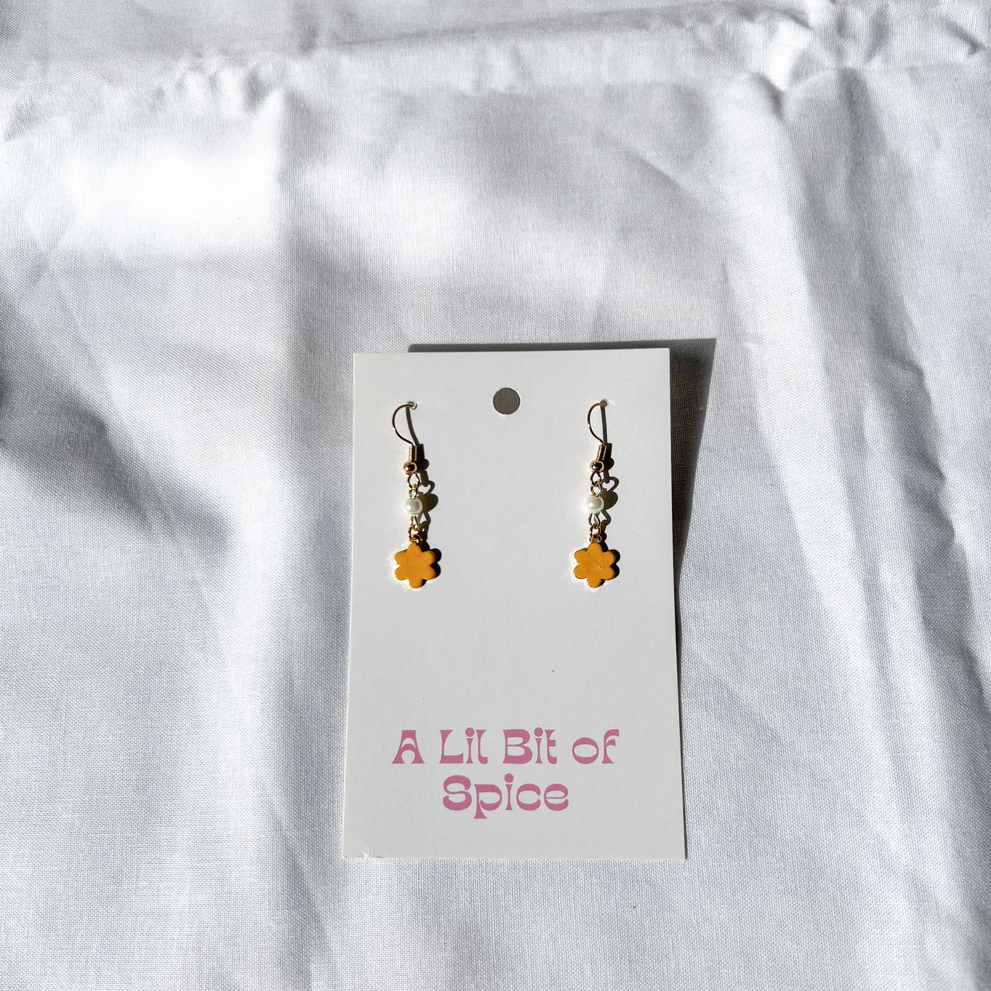 Golden Bloom Daisy Earrings