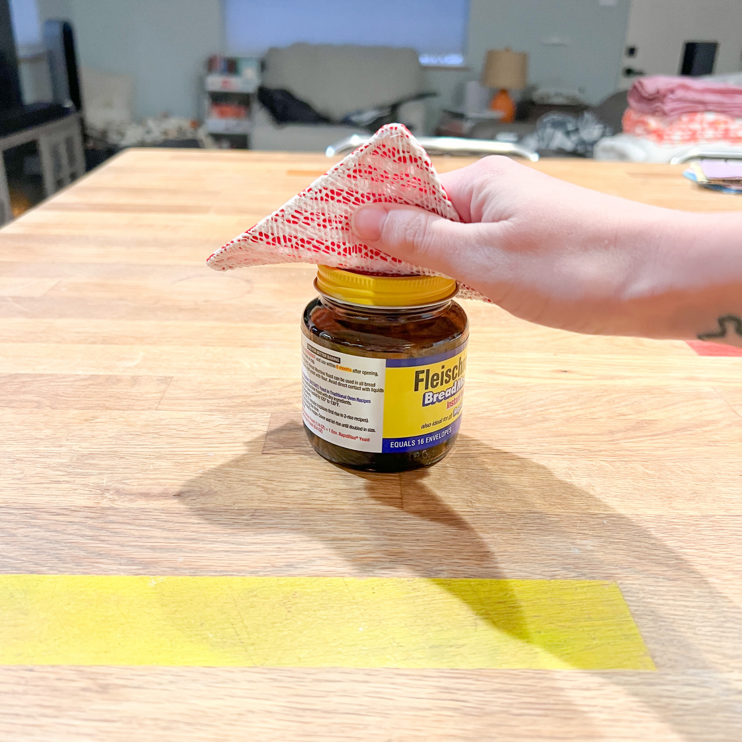 Candy Stripes Jar Grip