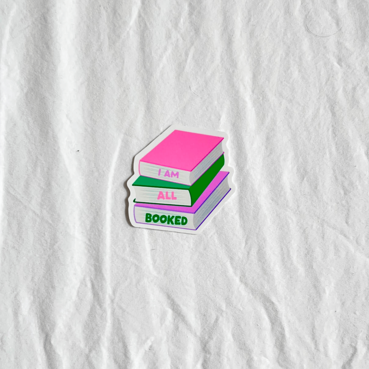 All Booked Sticker - ALilBitOfSpice