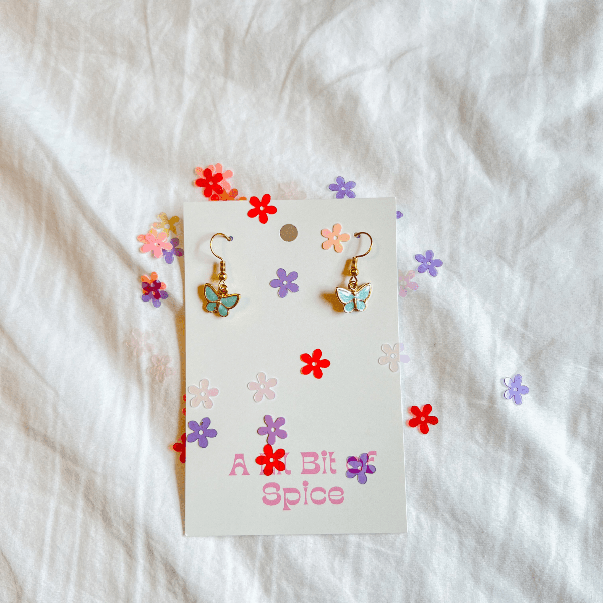 Blooming Butterfly Earrings - ALilBitOfSpice