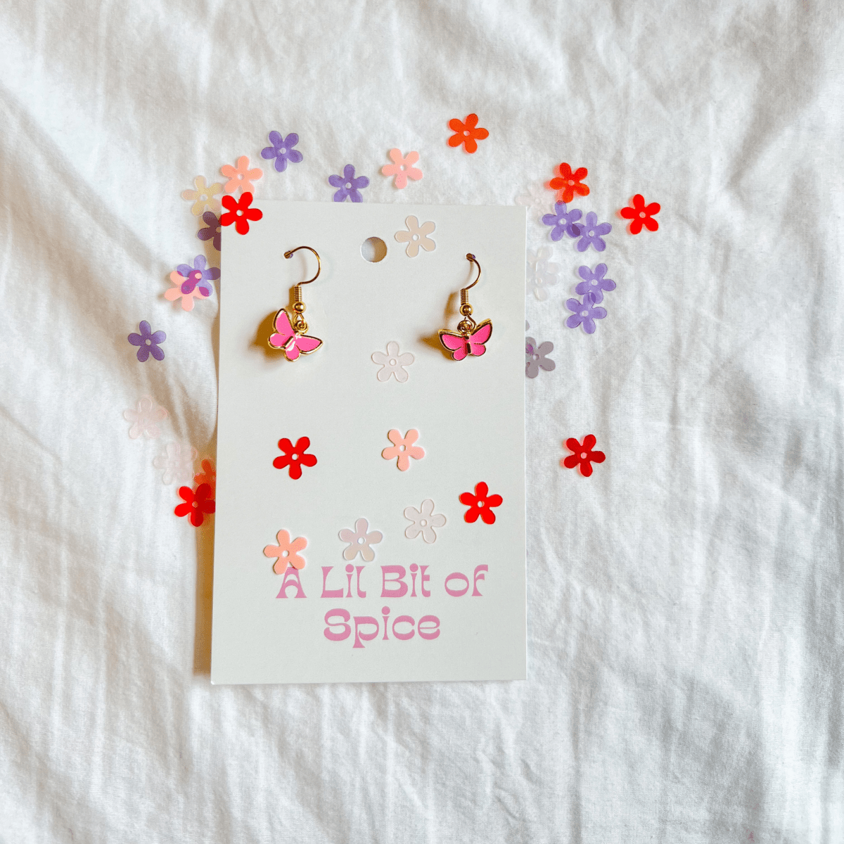 Blooming Butterfly Earrings - ALilBitOfSpice