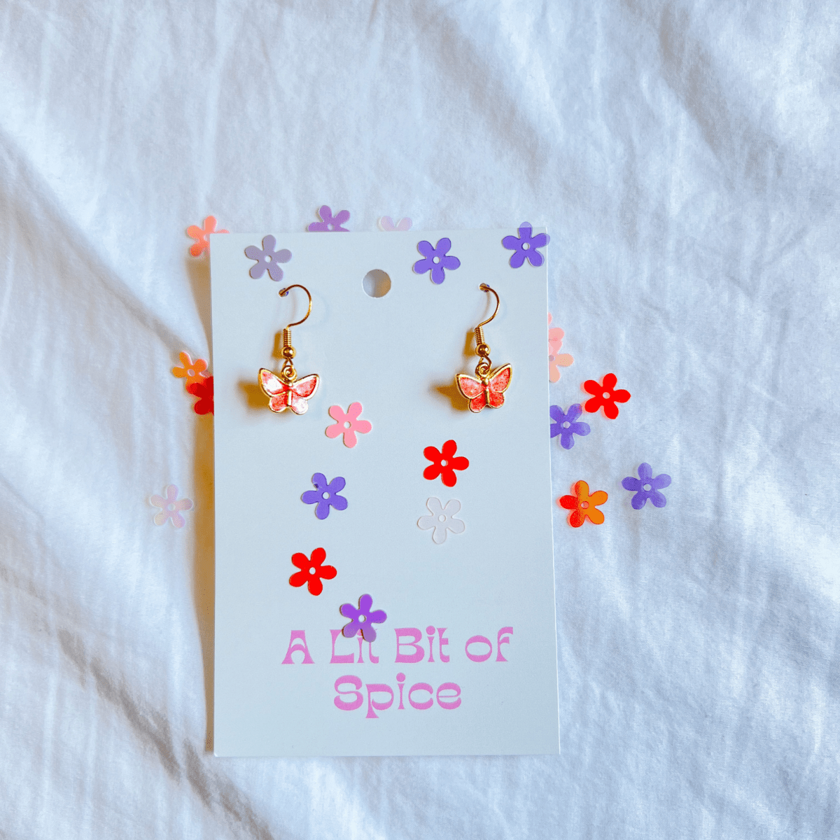 Blooming Butterfly Earrings - ALilBitOfSpice