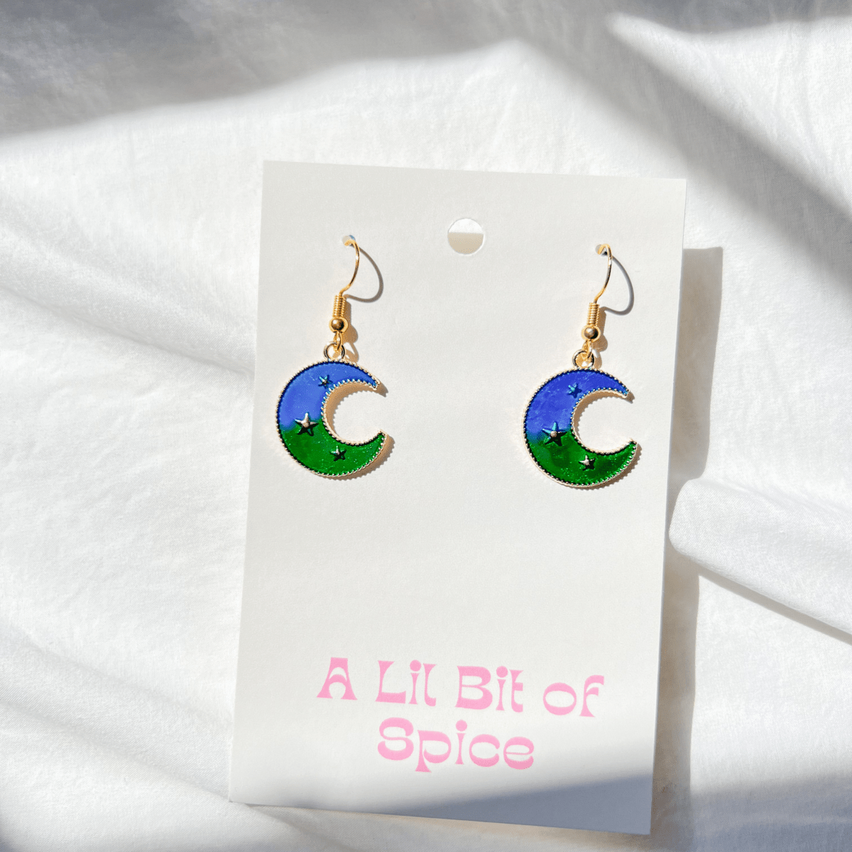Celestial Earrings - Blue - ALilBitOfSpice