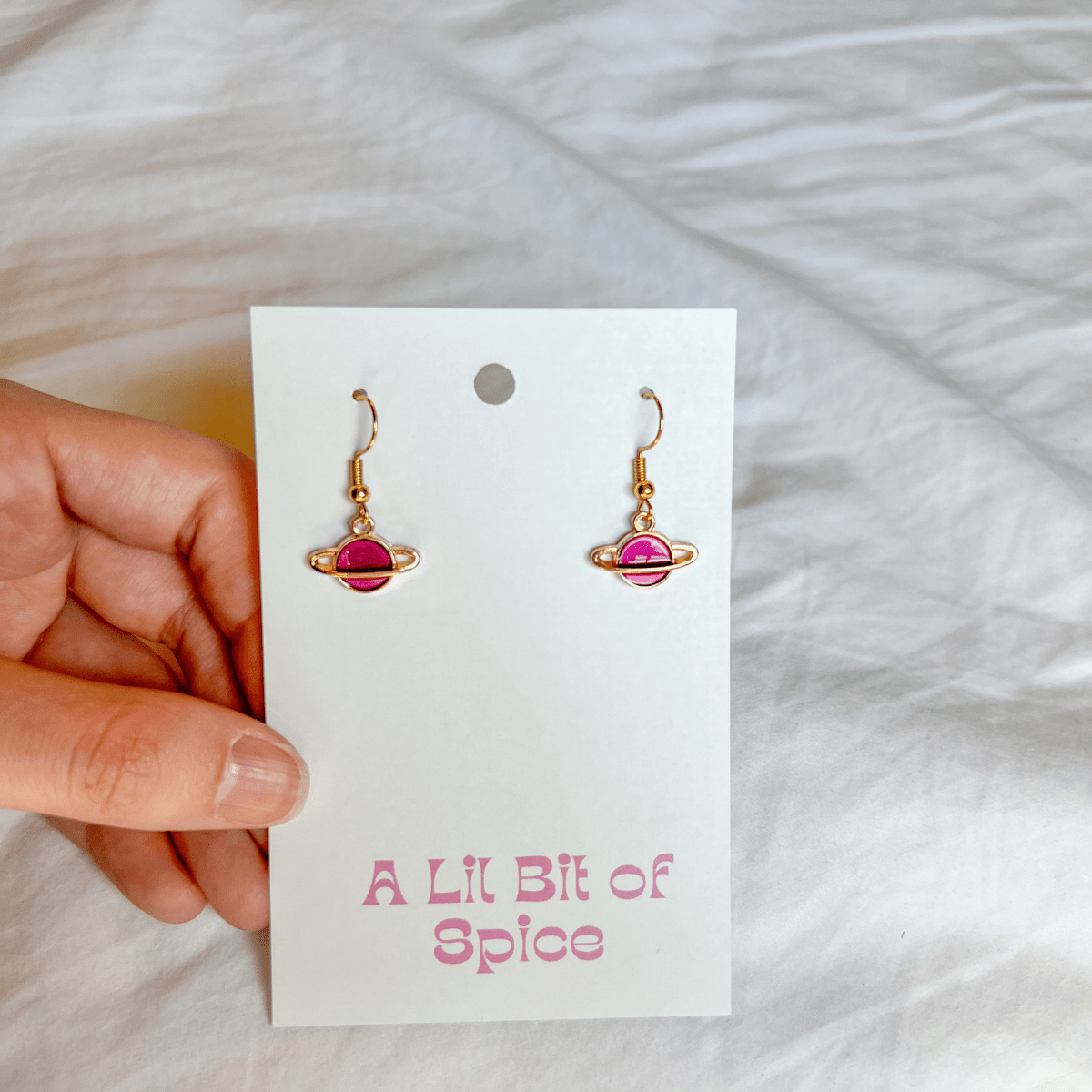 Celestial Earrings - Purple - ALilBitOfSpice