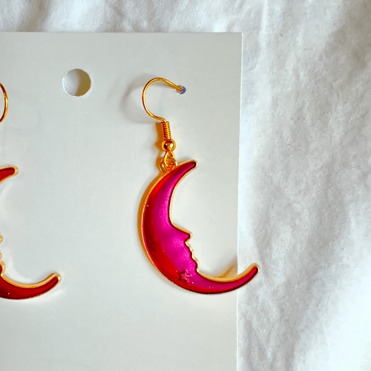 Celestial Earrings - Purple - ALilBitOfSpice