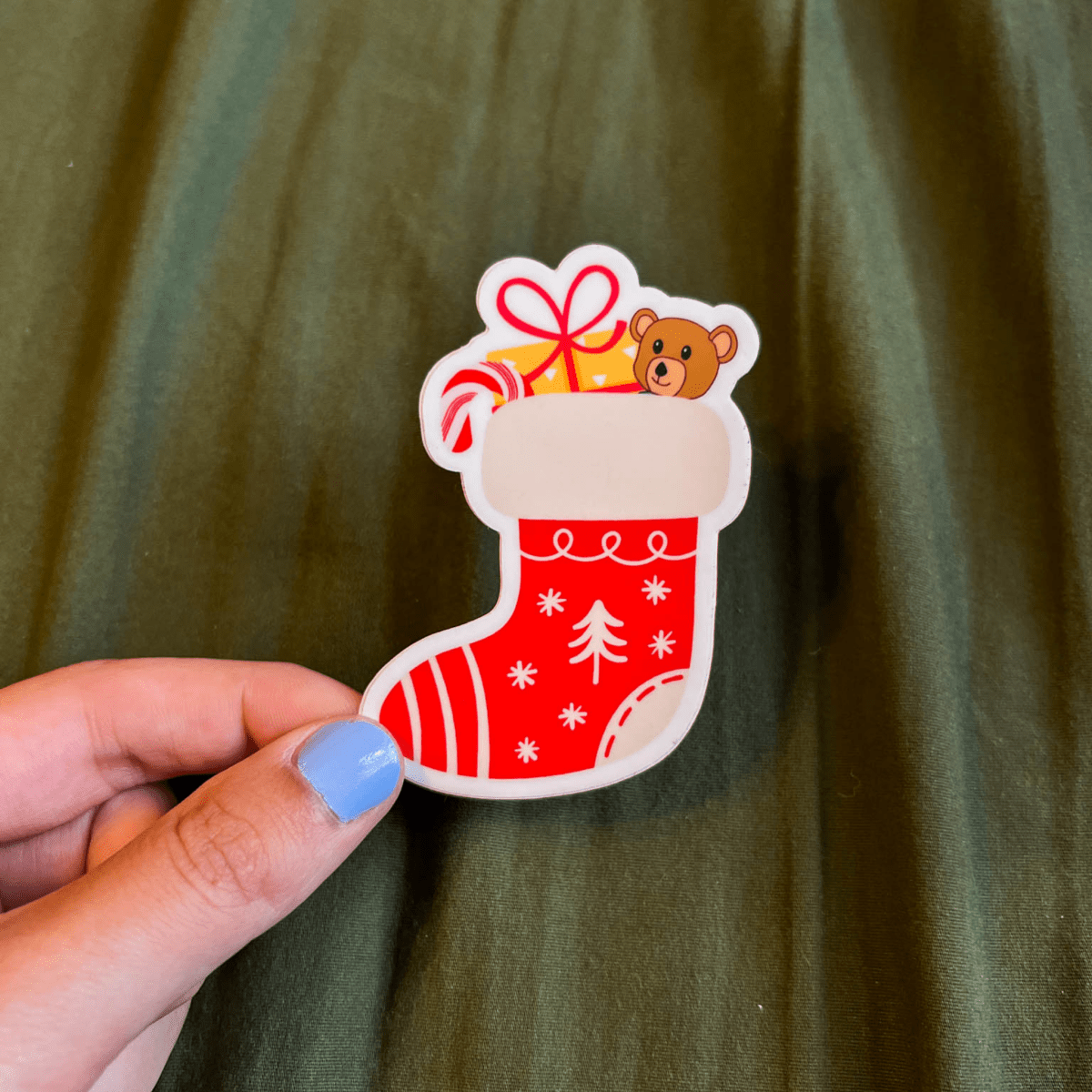Christmas Stocking Sticker - ALilBitOfSpice