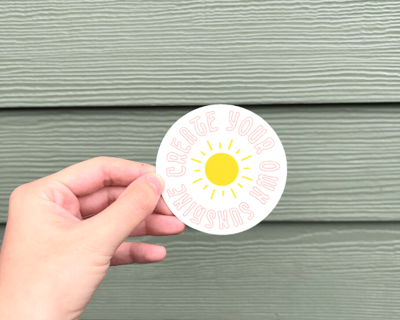 Create Your Own Sunshine Sticker - ALilBitOfSpice