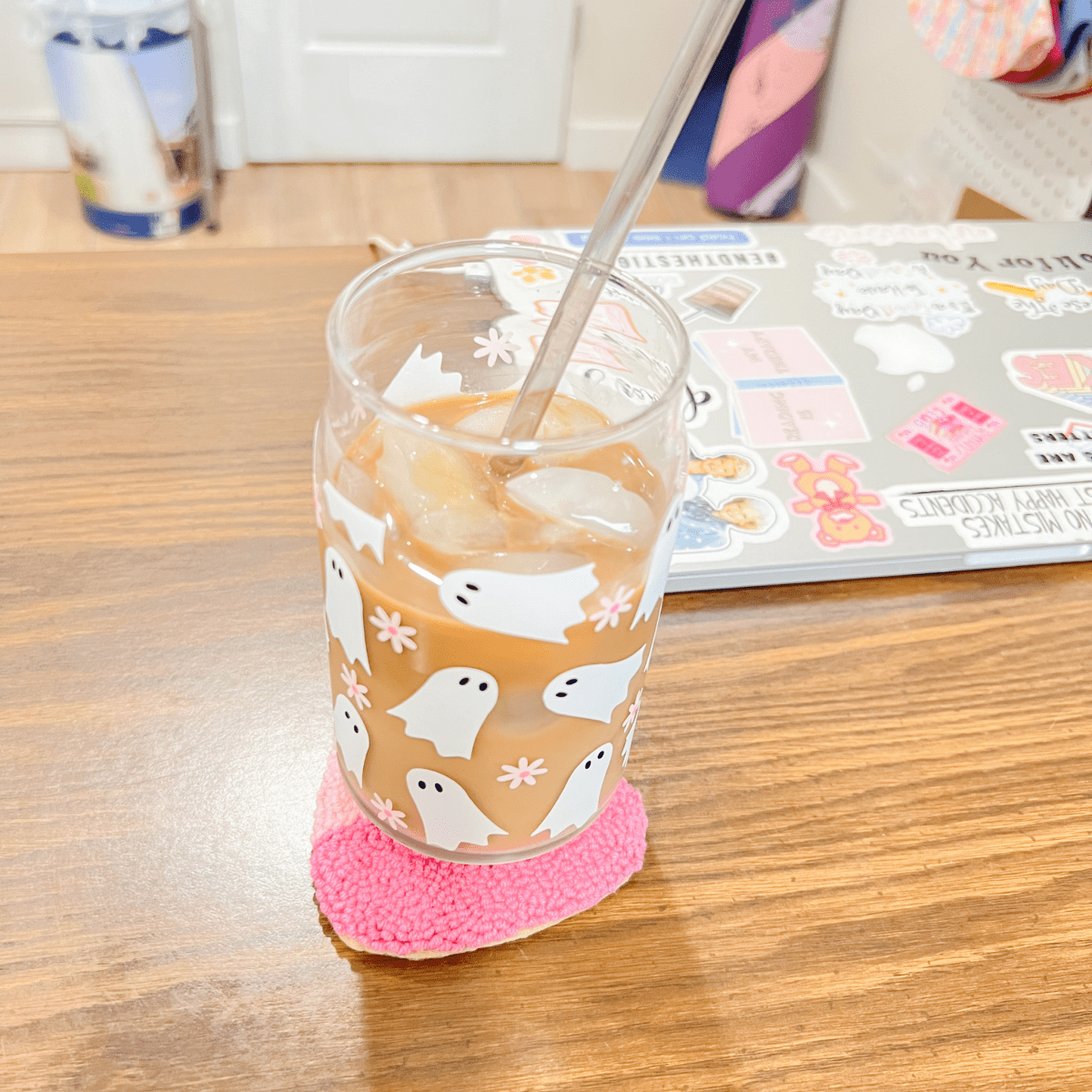 Daisy Ghost Glass Can - 16oz - ALilBitOfSpice