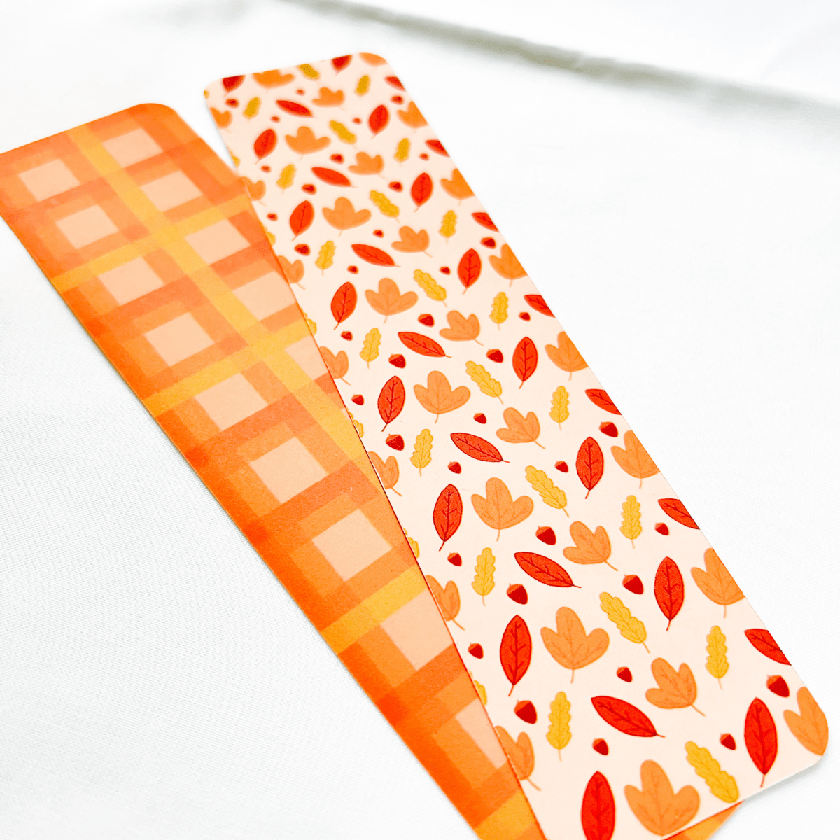 Falling for Plaid Bookmark - ALilBitOfSpice