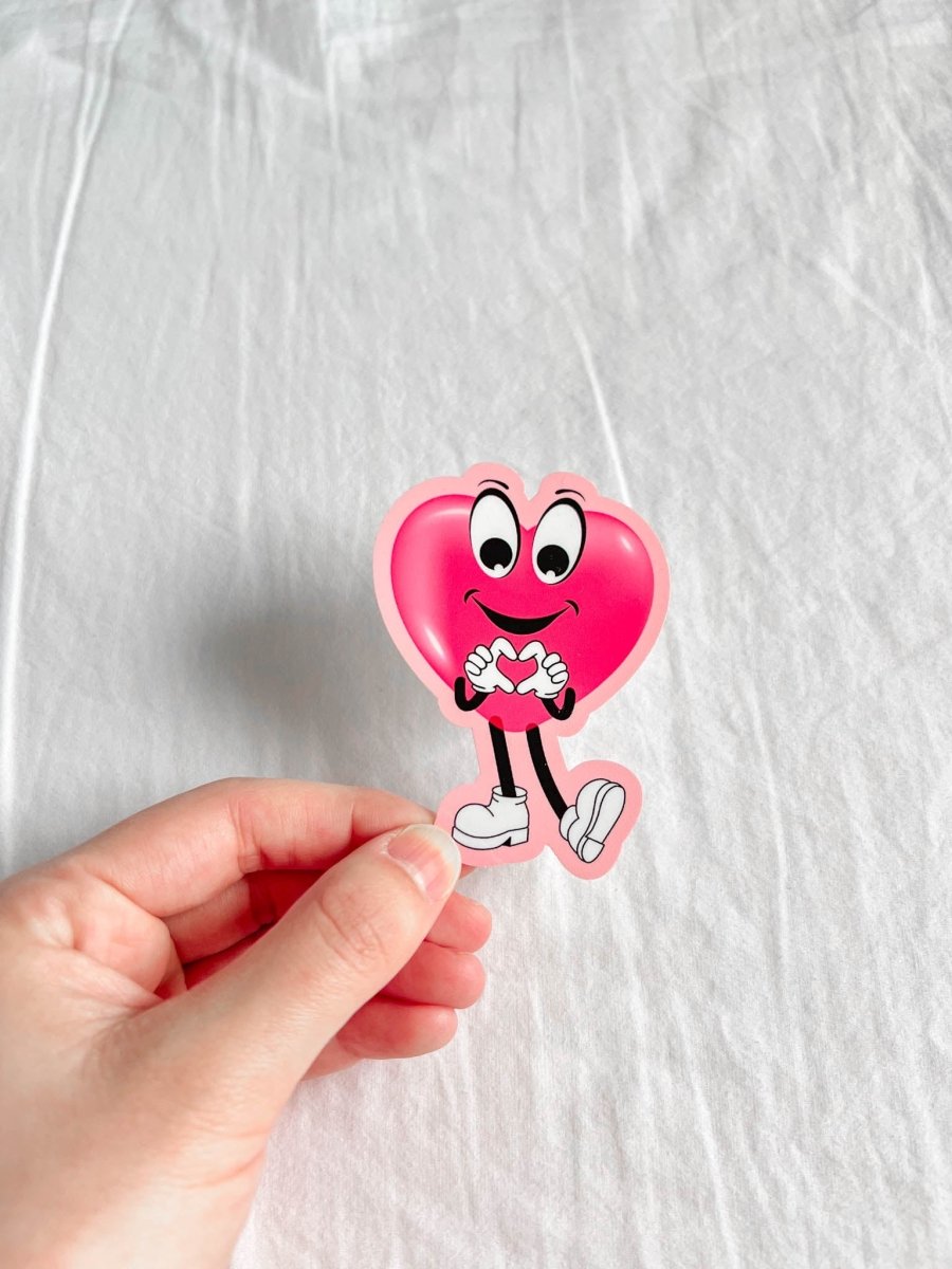 Hermie the Heart Sticker - ALilBitOfSpice