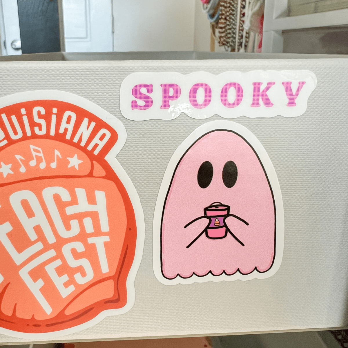 Just a Girl Ghost Sticker - ALilBitOfSpice