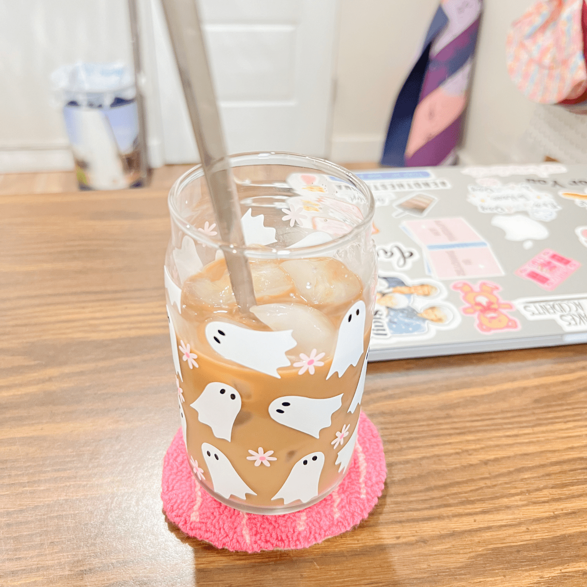 Pink Pumpkin Mug Rug - ALilBitOfSpice