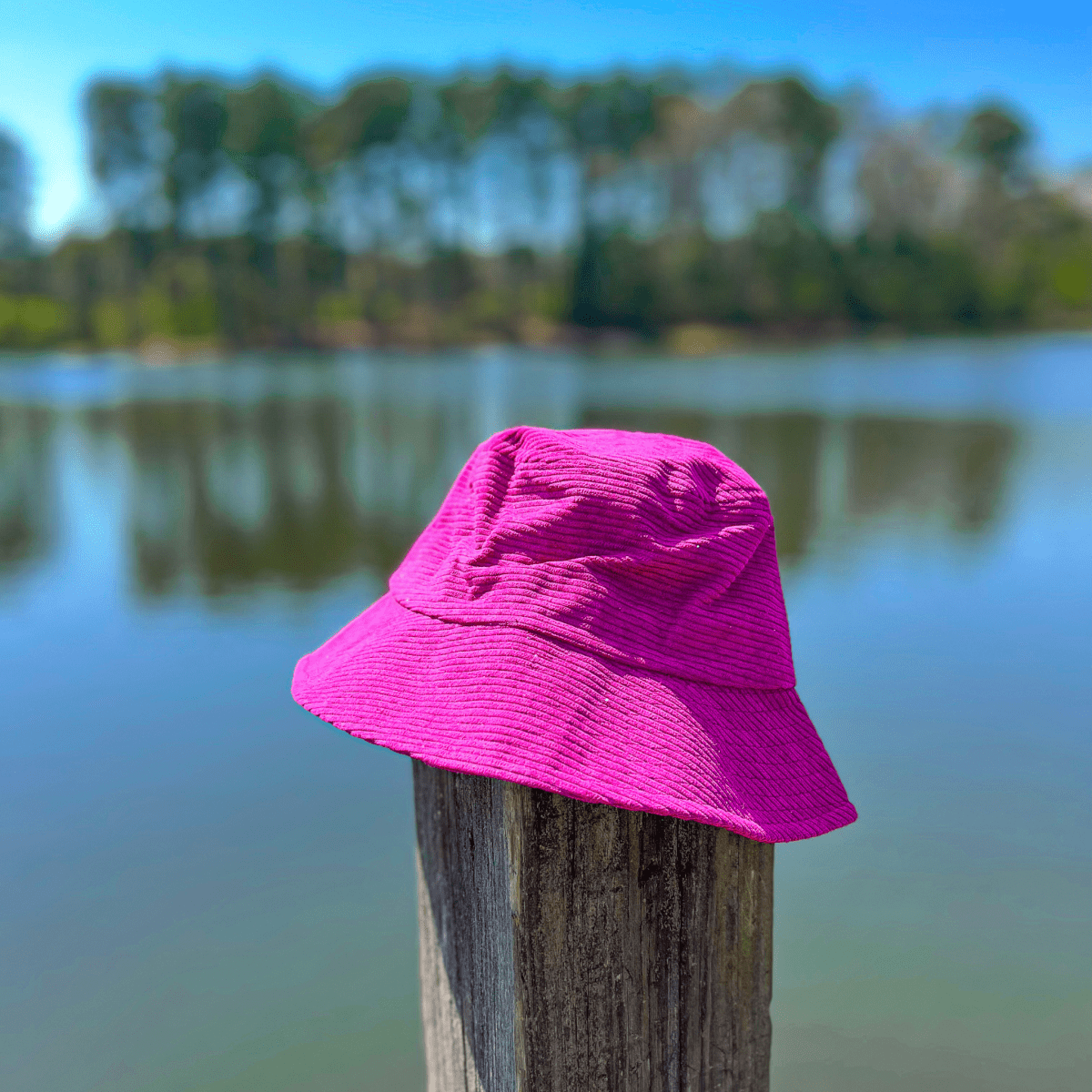 Raspberry Corduroy Bucket Hat - ALilBitOfSpice