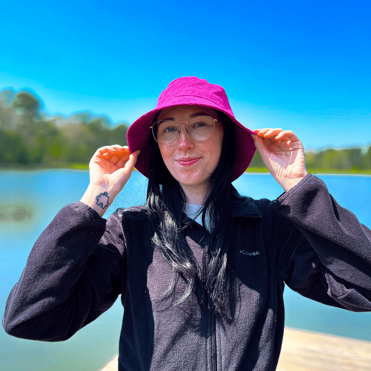 Raspberry Corduroy Bucket Hat - ALilBitOfSpice