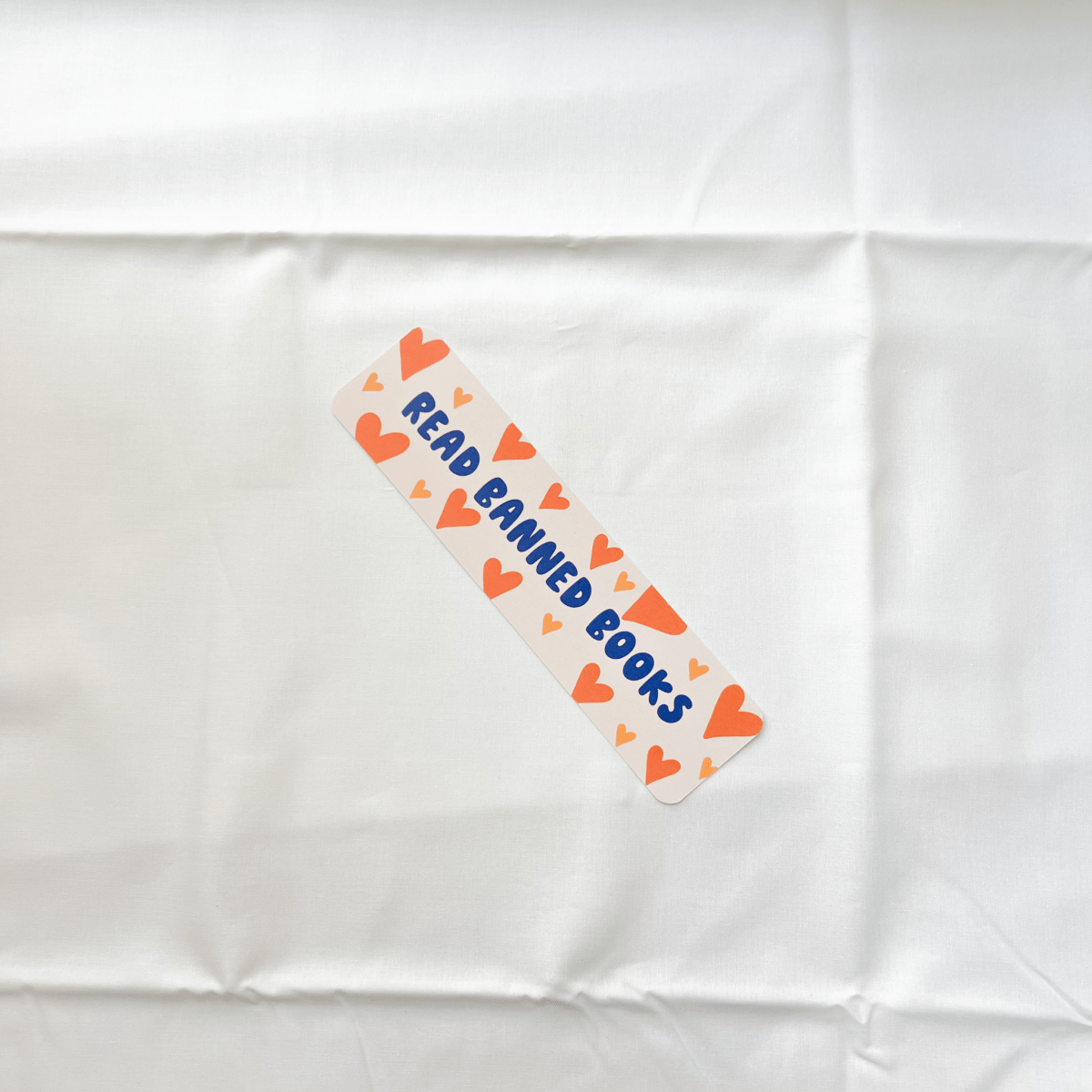 A rectangle bookmark against a white background