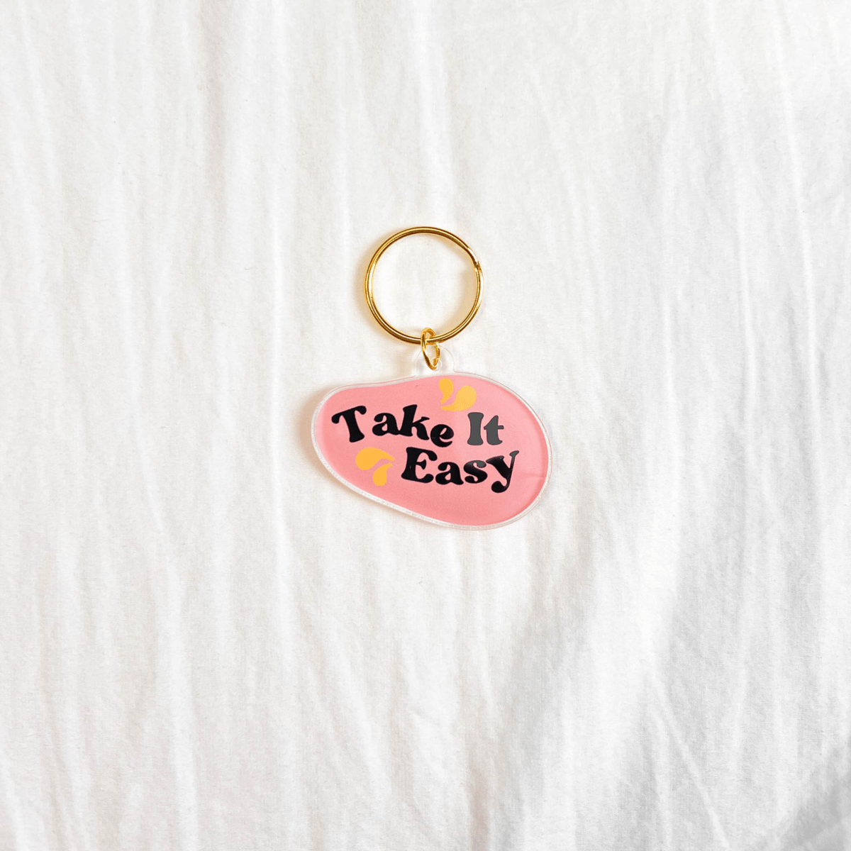 Take It Easy Acrylic Keychain - ALilBitOfSpice