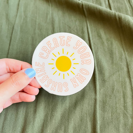 Create Your Own Sunshine Sticker