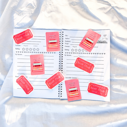 Romance Book Club Admit One Sticker