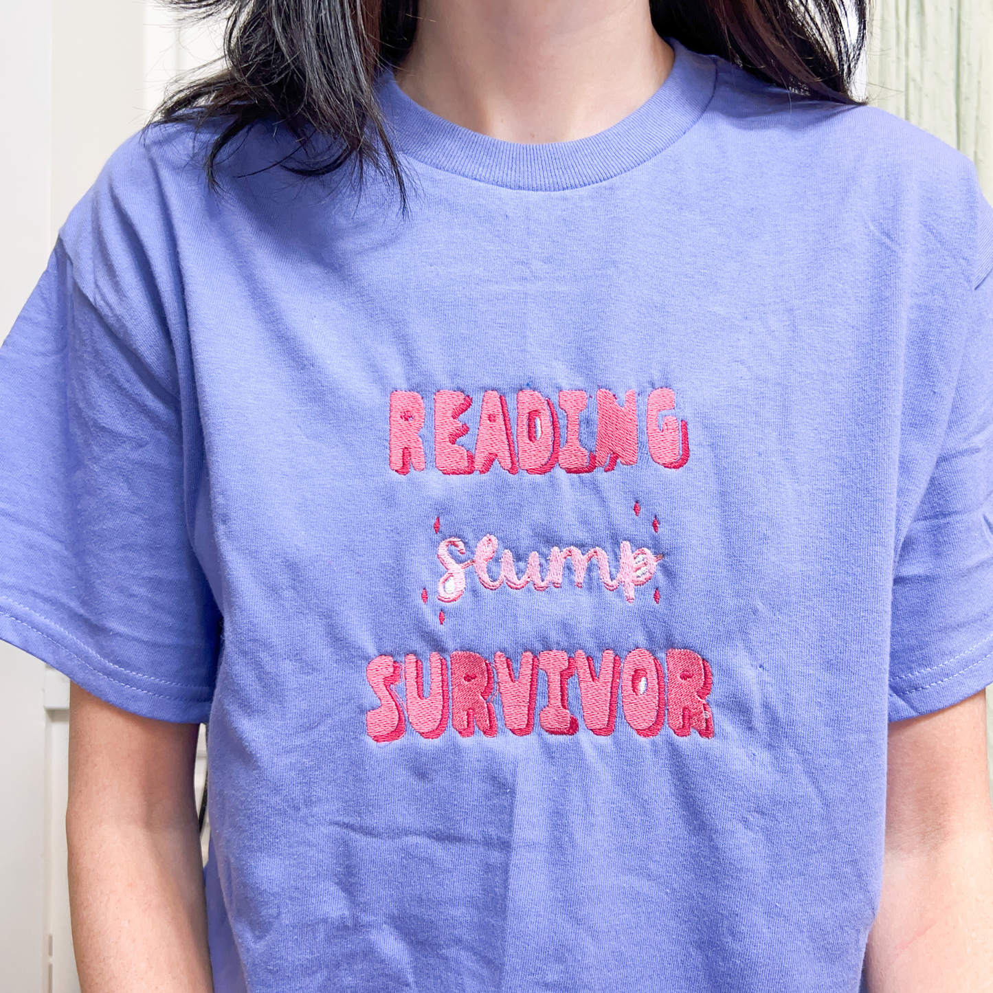 Reading Slump Survivor Embroidered Tee