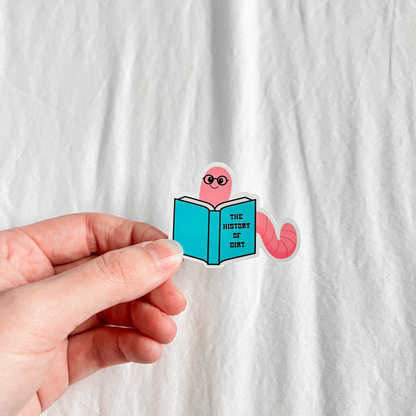 Bookworm Sticker