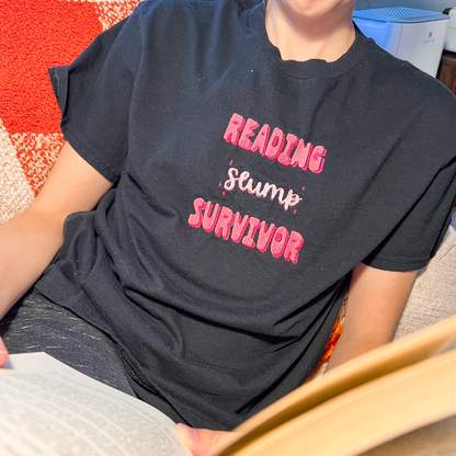 Reading Slump Survivor Embroidered Tee