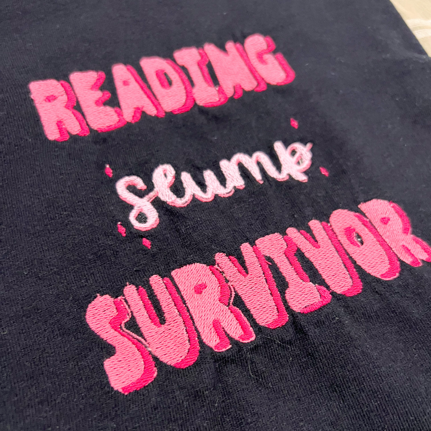 Reading Slump Survivor Embroidered Tee