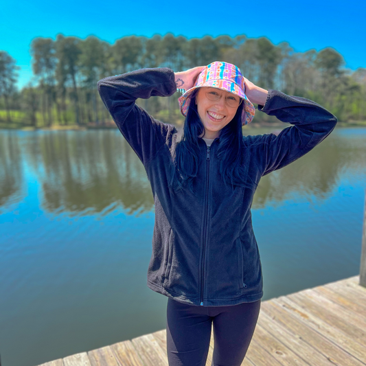 Daisy and Stripes Bucket Hat