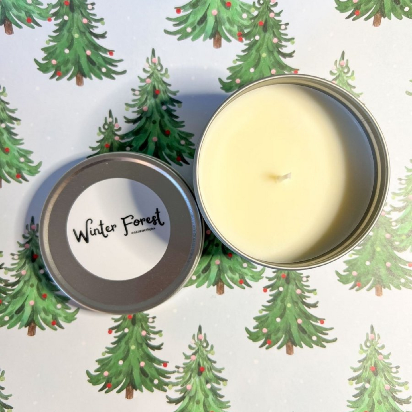 Winter Forest Candle