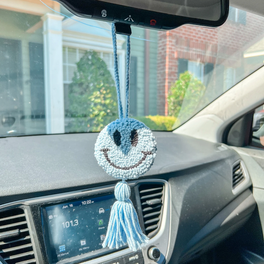 Smile Tassel Car Charm