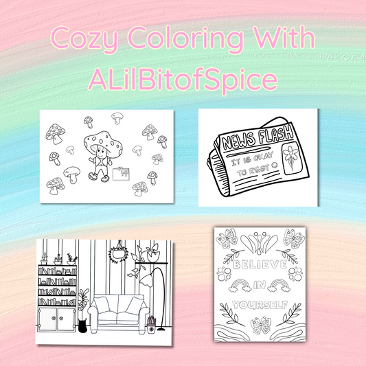 Cozy Coloring Pages