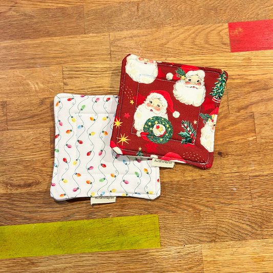 Holiday Pillow Coasters