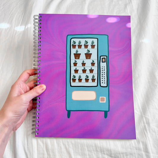 Plant Vending Machine Notebook