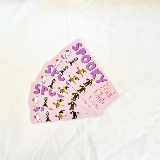 Spooky Book Club Bookmark