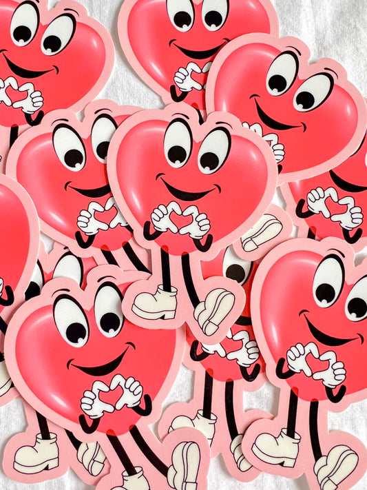 Hermie the Heart Sticker