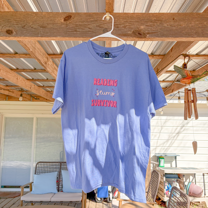 Reading Slump Survivor Embroidered Tee