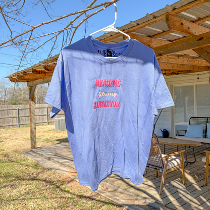 Reading Slump Survivor Embroidered Tee