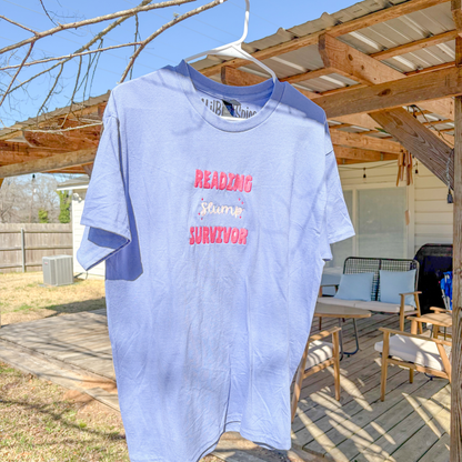 Reading Slump Survivor Embroidered Tee