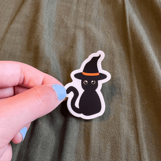 Black Cat Sticker - ALilBitOfSpice