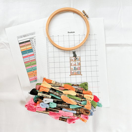 Bookish Cross Stitch Kit - ALilBitOfSpice