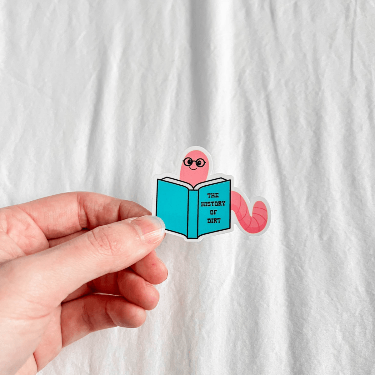 Bookworm Sticker - ALilBitOfSpice