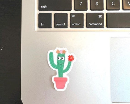 Cactus Flower Sticker - ALilBitOfSpice