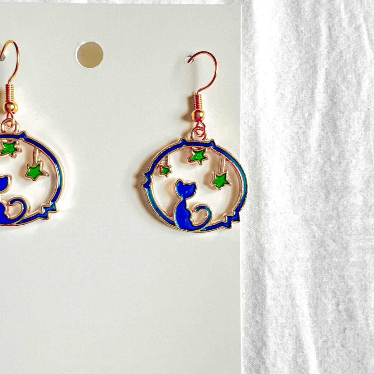 Celestial Earrings - Blue - ALilBitOfSpice