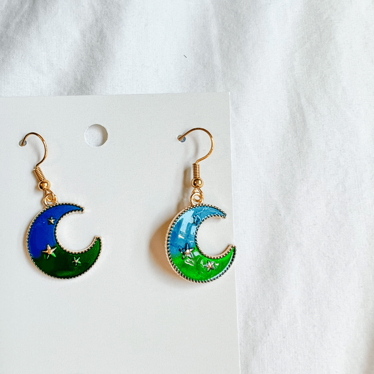 Celestial Earrings - Blue - ALilBitOfSpice