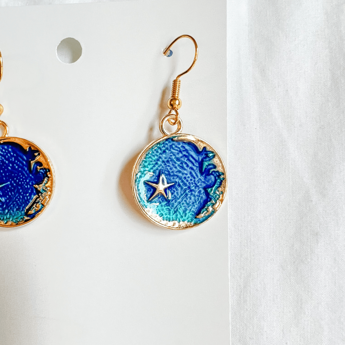 Celestial Earrings - Blue - ALilBitOfSpice